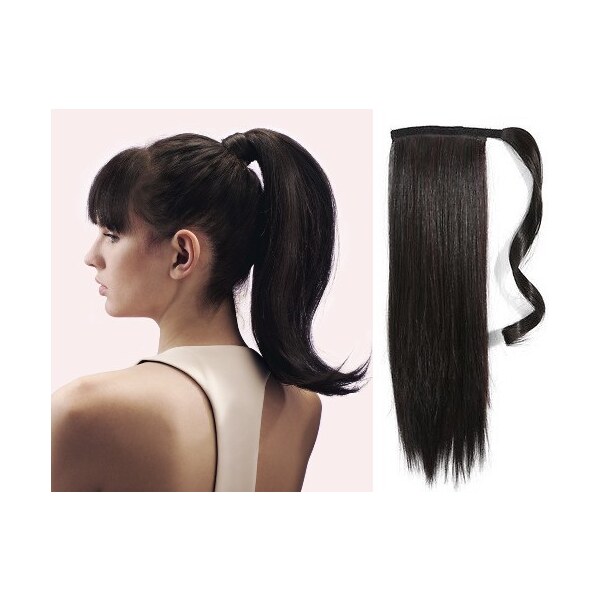 Clipinhair CLIP IN COP 100% ĽUDSKÉ REMY VLASY 60CM - PRÍRODNÁ ČIERNA 21057188