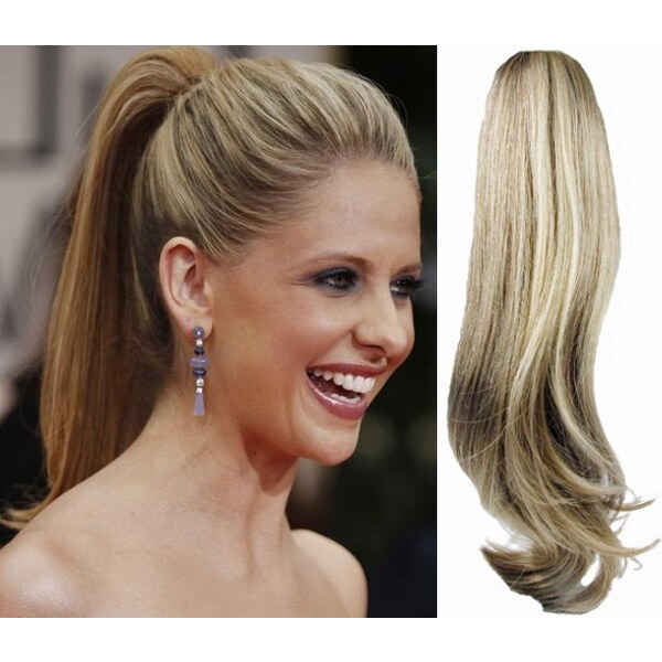 Clipinhair Clip in cop so štipcom rovný 60 cm - platina/svetlo hnedá 21057206