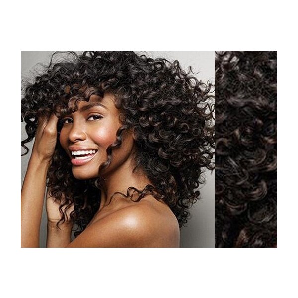 Clipinhair Clip in kučeravé vlasy 100% ľudské REMY 53cm - prírodná 21057234