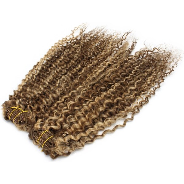 Clipinhair Kučeravý clip in maxi set 53cm pravé ľudské vlasy - REMY 21057269