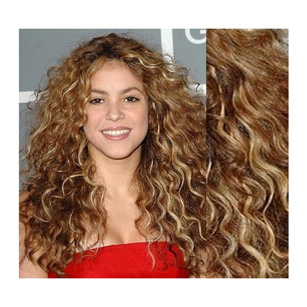 Clipinhair Clip in kučeravé vlasy 100% ľudské REMY 53 cm - svetlý 21057330