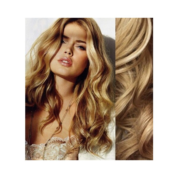 Clipinhair Clip in vlnité vlasy pravé ľudské REMY 53 cm - prírodná 21057346