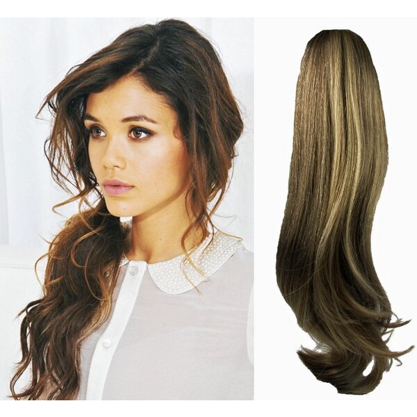 Clipinhair Clip in príčesok cop/vrkoč 100% japonský kanekalon 60cm 21057302