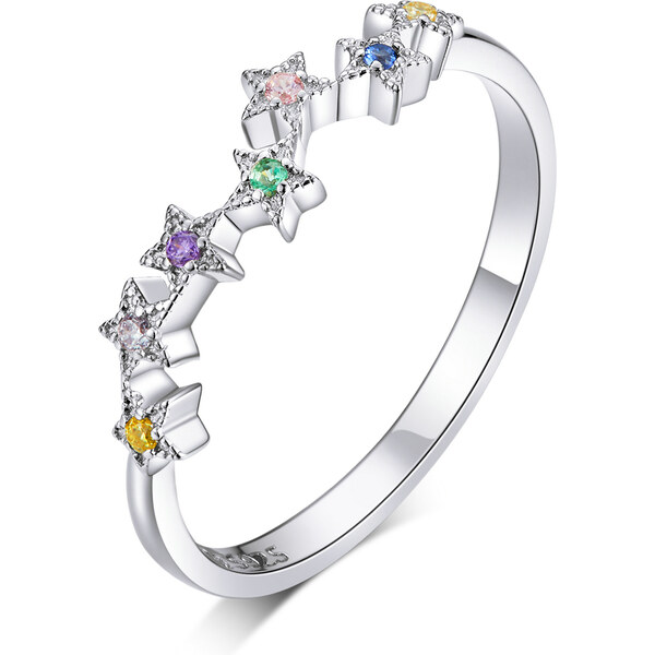 Olivie Strieborný prsteň HVIEZDIČKY 4700 21224260