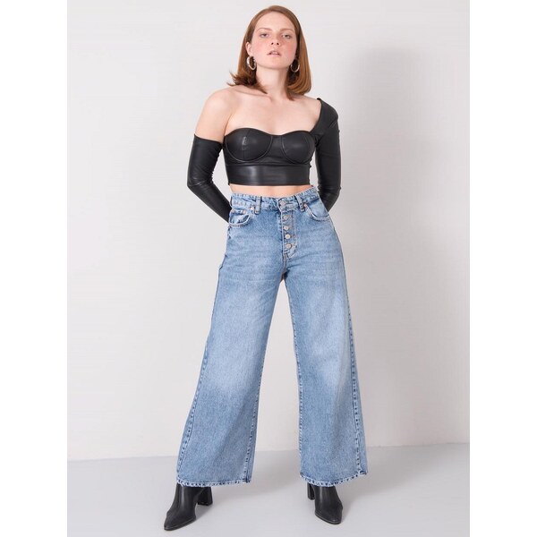 BY SALLY Svetlo modré džínsové dámske zvonové nohavice 15451-blue 65151170