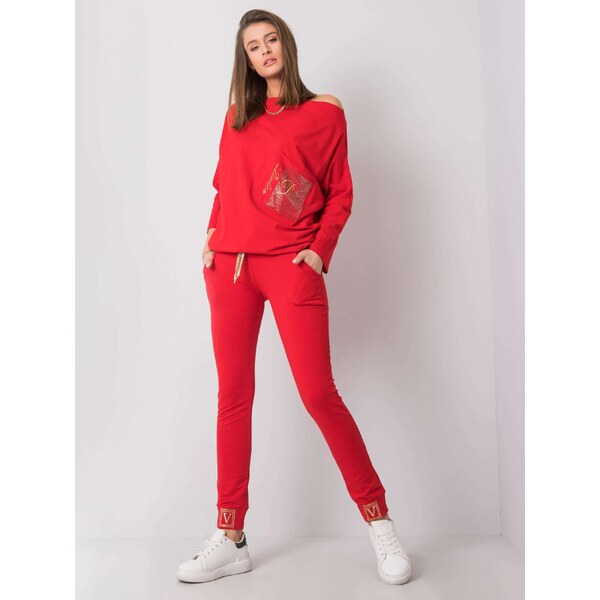 RELEVANCE Sweatpants-RV-DR-5980.12-red 64682350