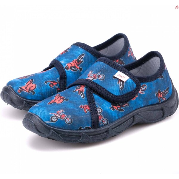 Domáca obuv EMEL 175-06 Modrá Motorky 46771024