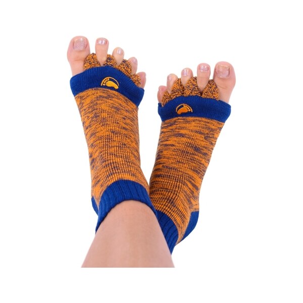 Happy feet Adjustačné ponožky - ORANGE/BLUE 36505497