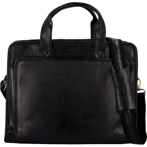 Kožená business taška čierna - Hexagona PereNoel čierna 56864155