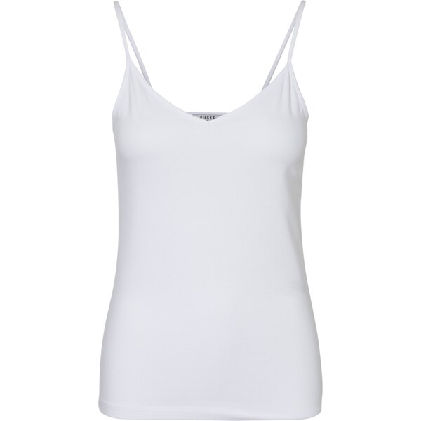 PIECES Top Sirene biela 54224545