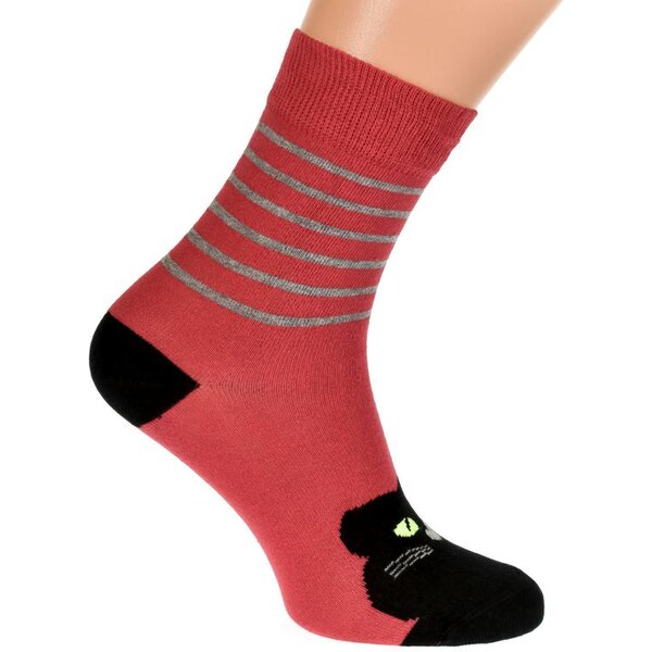 AURA.VIA Červené ponožky TINIM 21201846