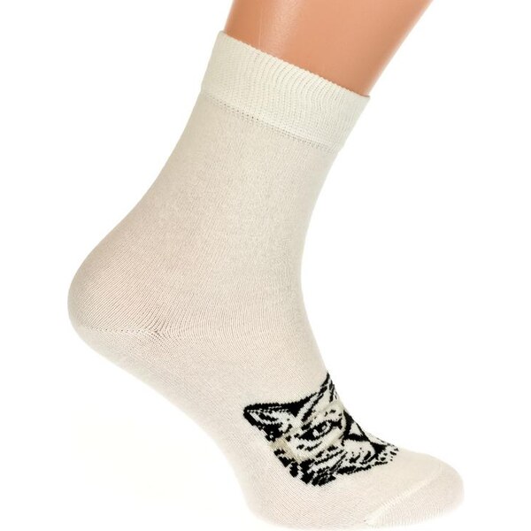 AURA.VIA Biele ponožky TINIM 21201847