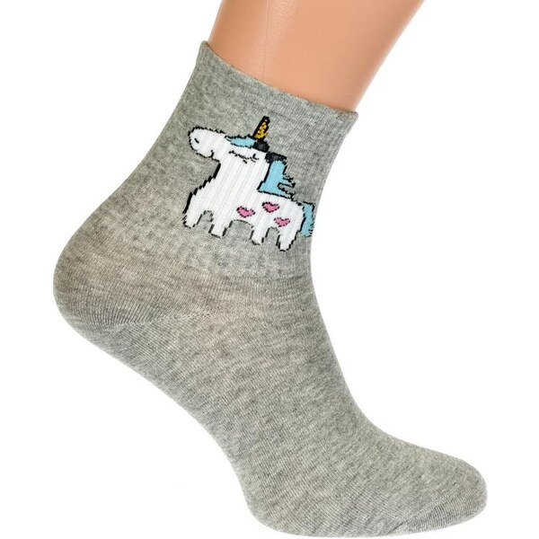 AURA.VIA Sivé ponožky PONY 21201848