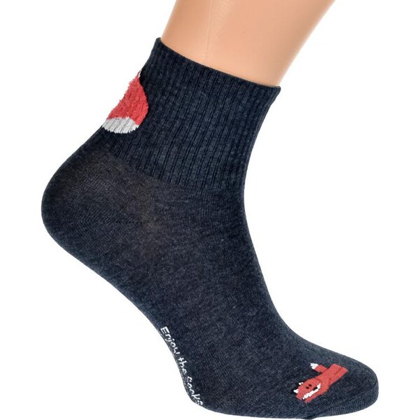 AURA.VIA Tmavo-modré ponožky ENJO 21201859