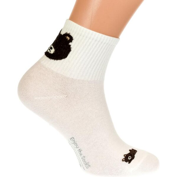 AURA.VIA Biele ponožky ENJO 21201862