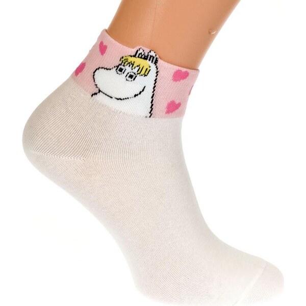 AURA.VIA Biele ponožky ROZI 21201864