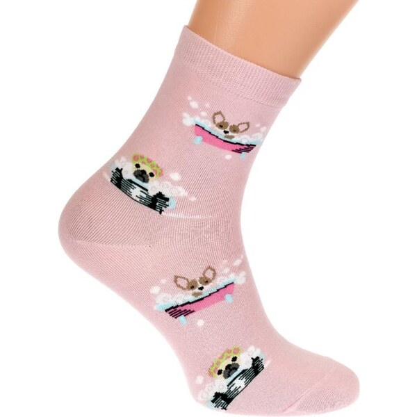 AURA.VIA Ružové ponožky MUIS 21201883