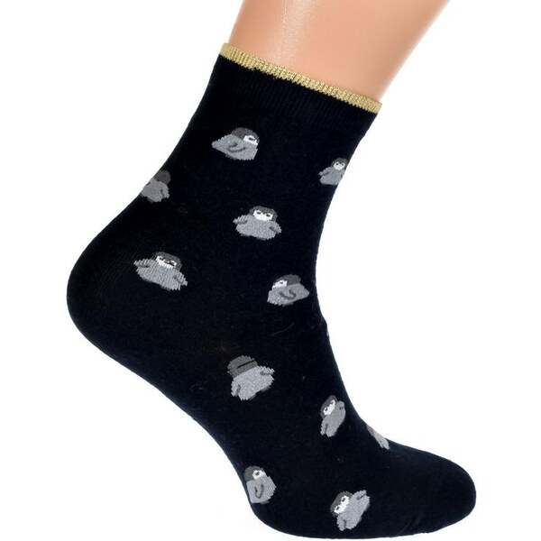 AURA.VIA Tmavo-modré ponožky ISS 21201887