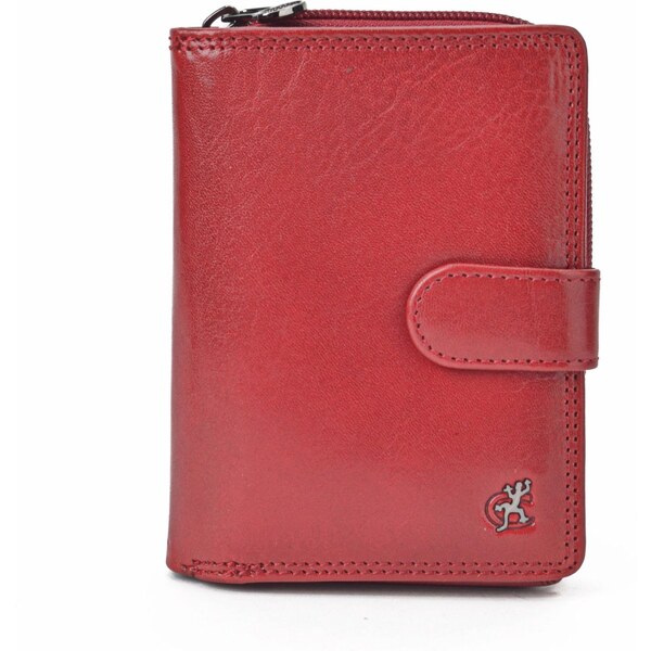 Dámska kožená peňaženka Cosset červená 4512 Komodo CV 64019601