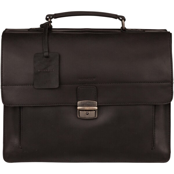Pánska kožená aktovka Burkely Scott - černá 21219660