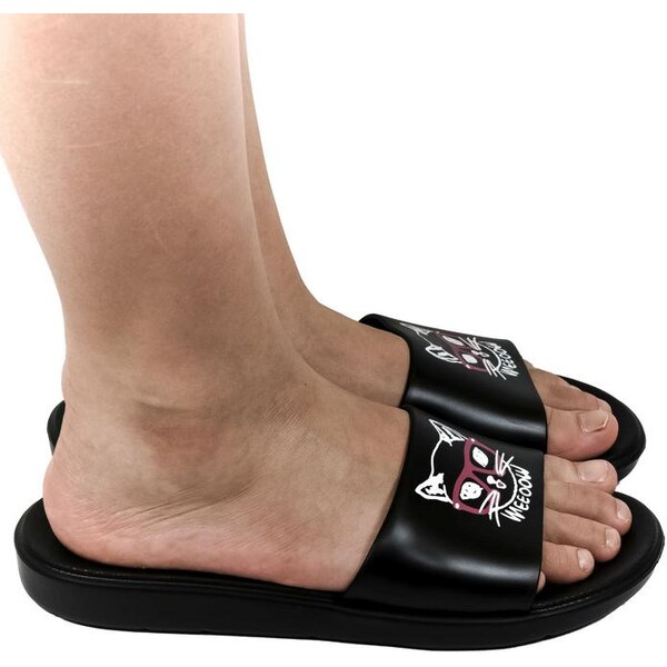 WINK Dámske čierne šľapky MEE 21222706