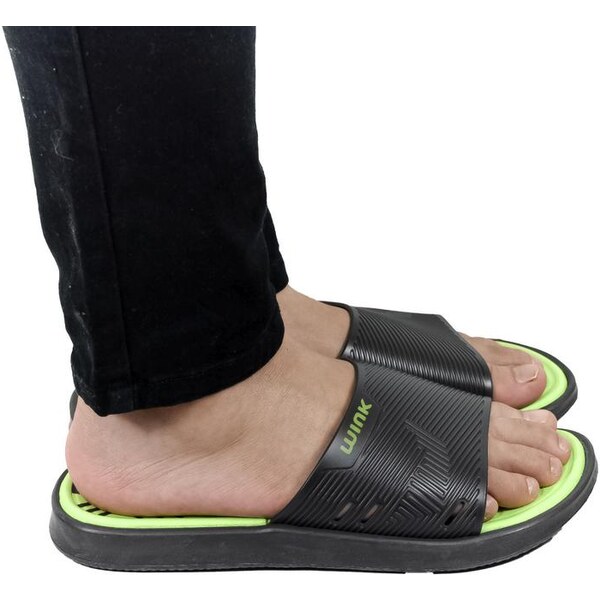 WINK UNI sivé šľapky SCAT 21222737