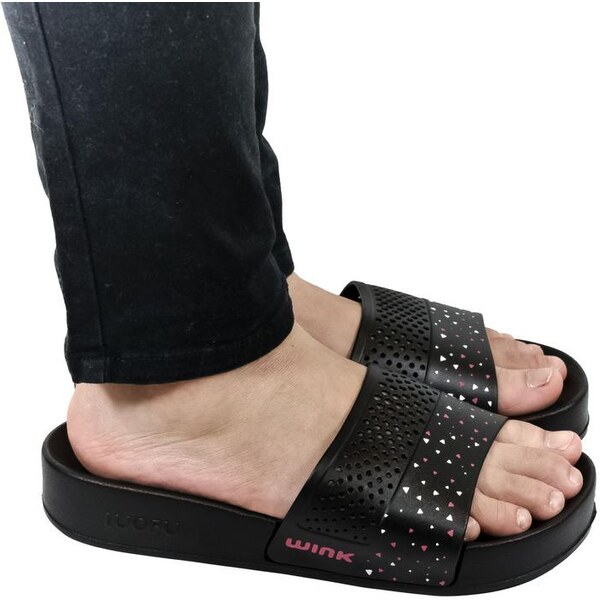 WINK Dámske čierne šľapky INOVI 21222743