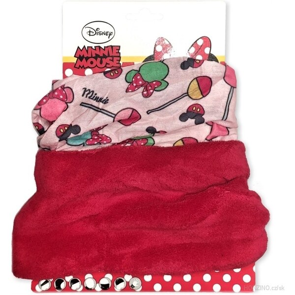 Setino Dievčenský nákrčník / multifunkčná šatka Minnie Mouse - Disney 21225569