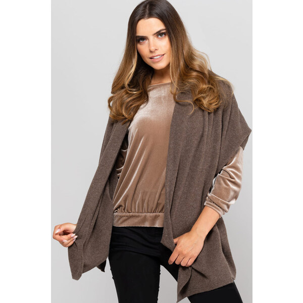 Kamea Hnedý dámsky šál na zimu 01, Farba hnedá 21231649