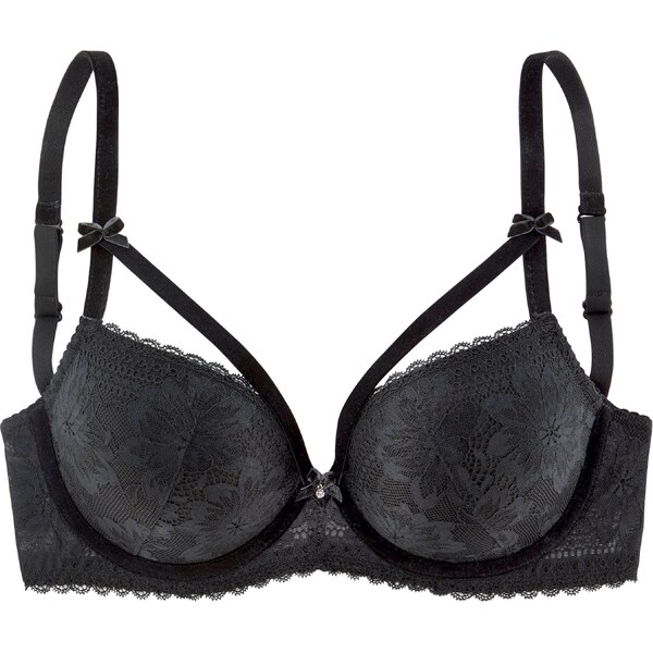 PETITE FLEUR GOLD Podprsenka čierna 54224626