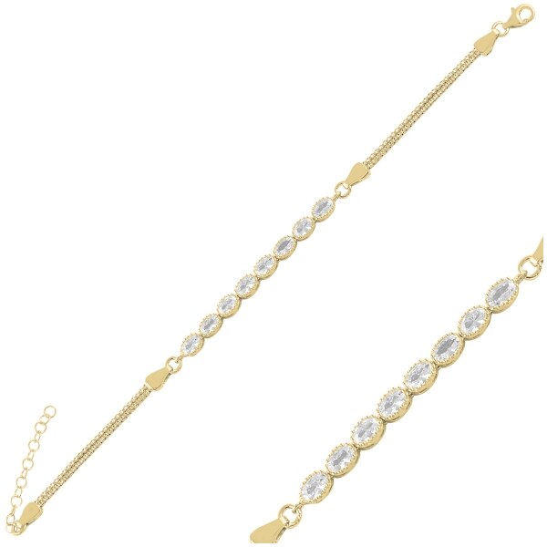 Olivie Strieborný náramok GOLD 4805 21240833