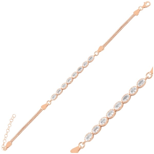 Olivie Strieborný náramok ROSE 4807 21240835