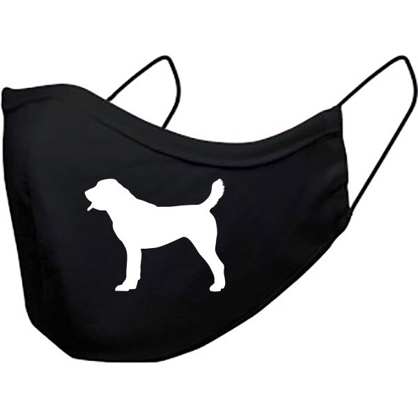 T-ričko Stredoázijský ovčiak, ochranné rúško 3-vrstvové s gumou 21243746