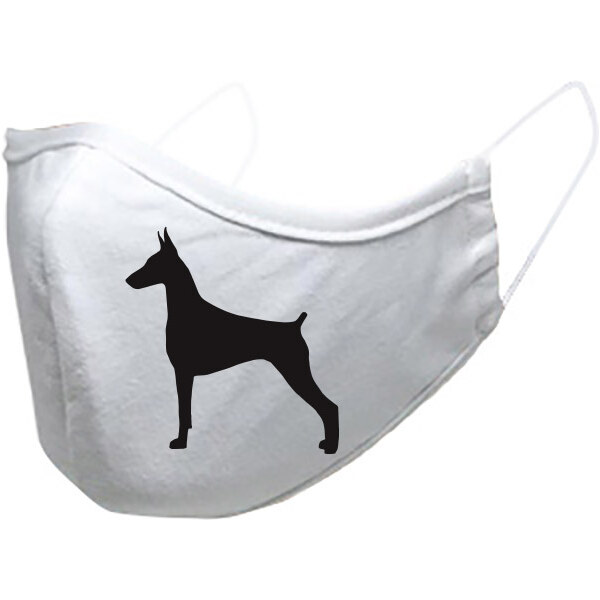 T-ričko Doberman, ochranné rúško 3-vrstvové s gumou 21243741