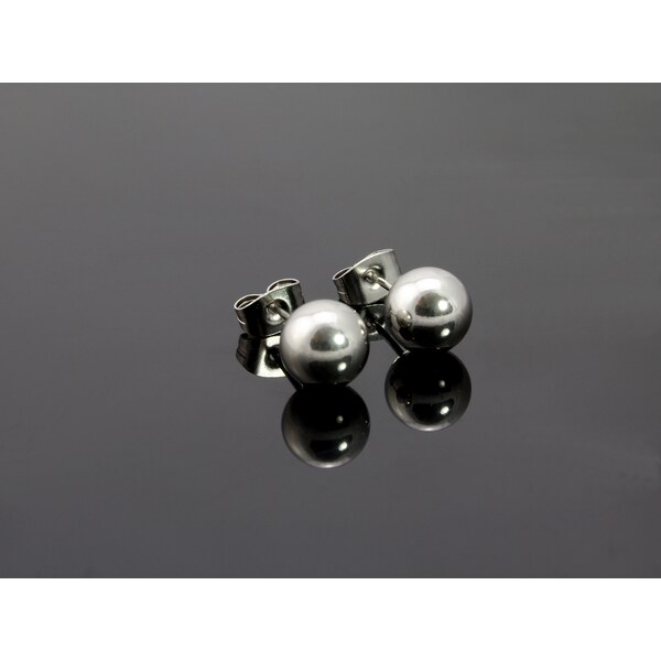 CITY STORM Náušnice napichovacie strieborné 8mm 66853628