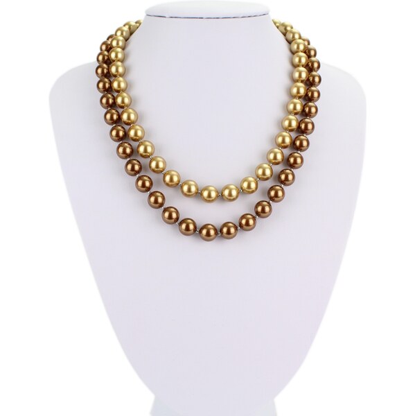 Alexis Marten Náhrdelník perlový dvojfarebný Shell perly 66888886