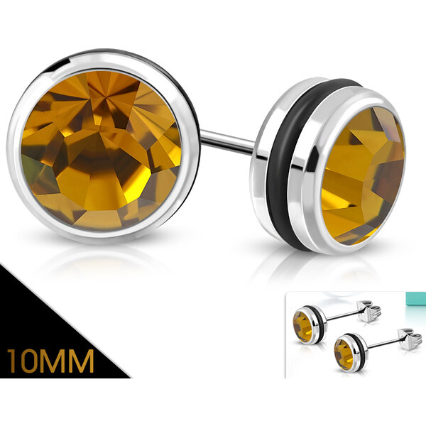 CITY STORM Napichovacie náušnice z chirurgickej ocele v l3.5žku 66853613