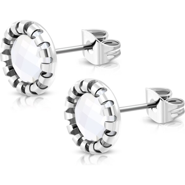 CITY STORM Náušnice z chirurgickej ocele strieborné Victory 66853762