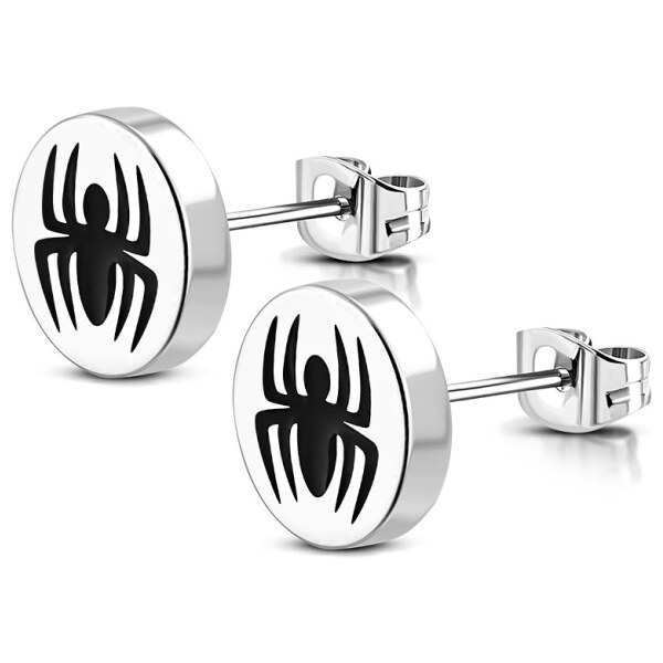 CITY STORM Náušnice z chirurgickej ocele Spider 66853758