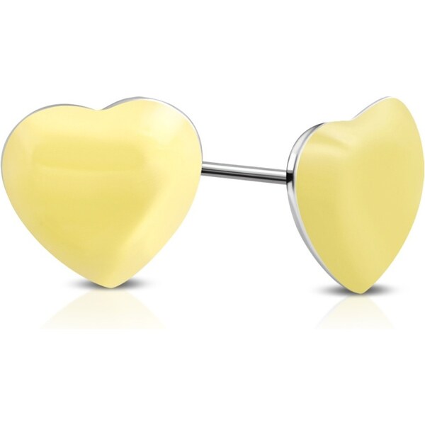 CITY STORM Náušnice srdiečka z chirurgickej ocele Summer Love - 66853676