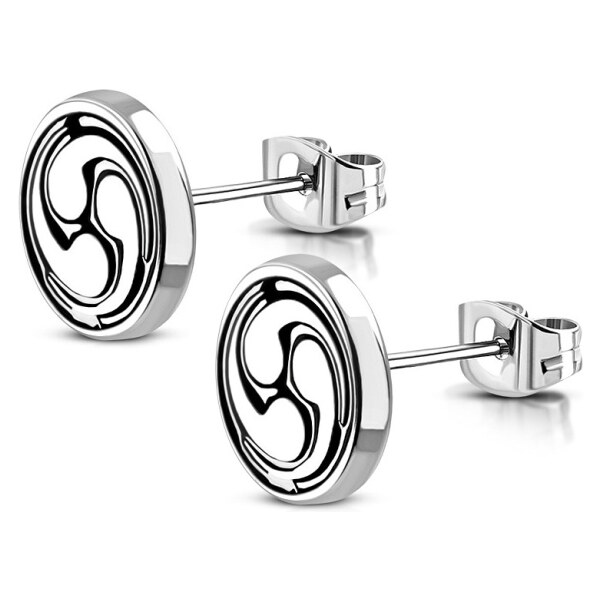 CITY STORM Náušnice z chirurgickej ocele Blades 66853707