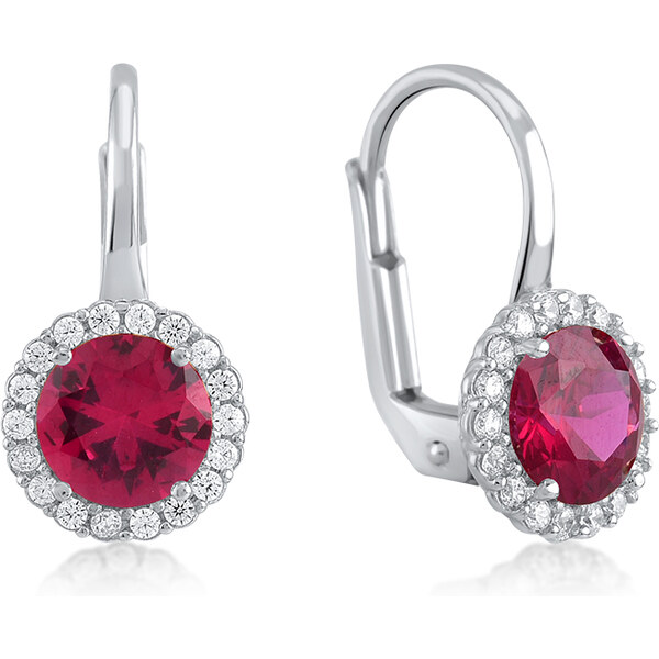 Lillian Vassago Patentové zlaté náušnice s farebnými a čírymi zirkónmi 22004616