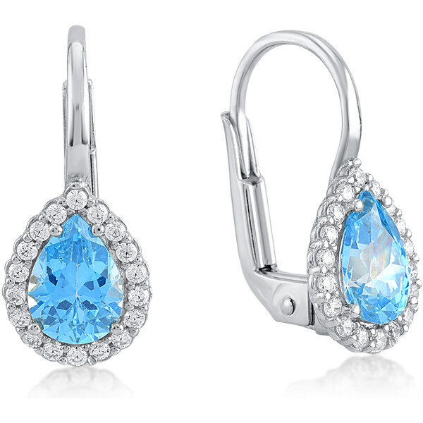 Lillian Vassago Zlaté patentové náušnice s farebnými a čírymi zirkónmi 22004629