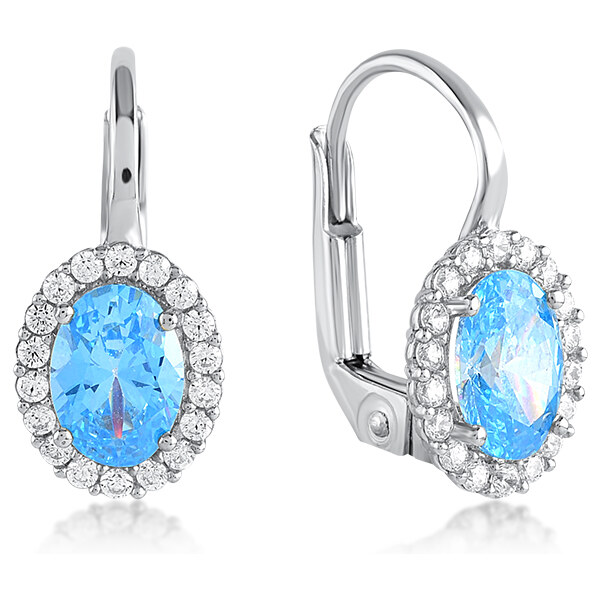 Lillian Vassago Patentové náušnice z bieleho zlata s farebnými a 22004631