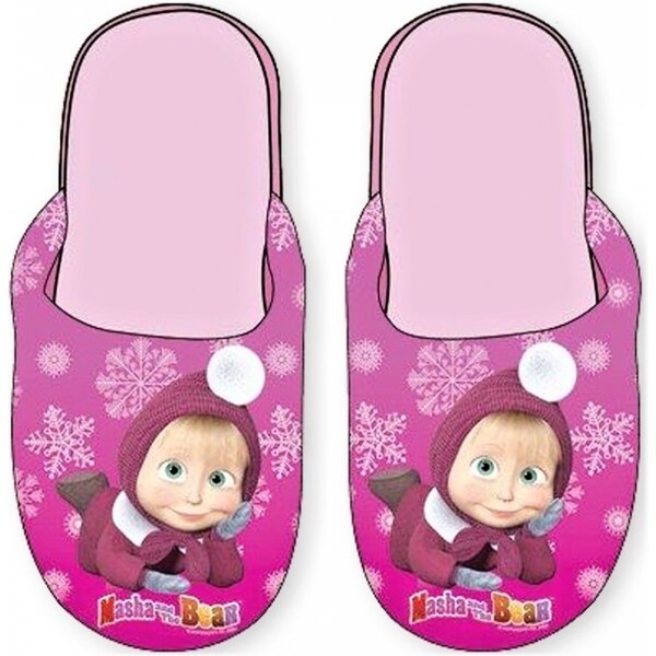 Setino Dievčenské papuče Máša a medveď 21317799