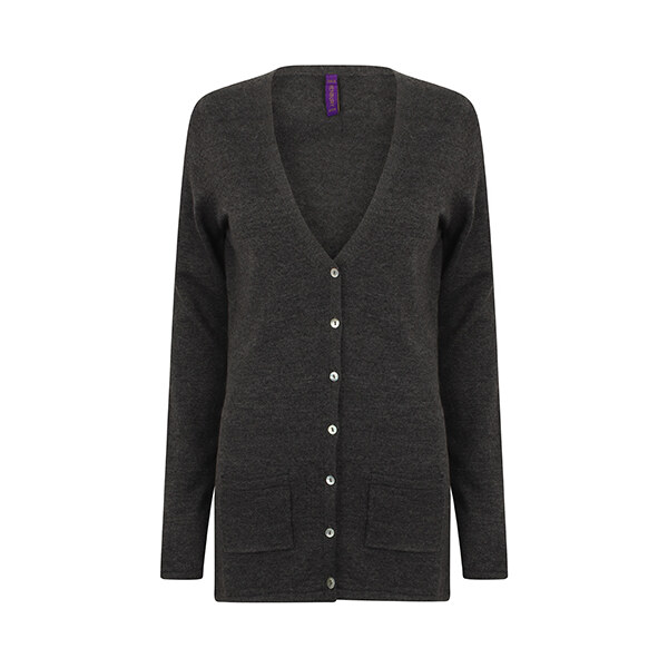 Dámsky Slim fit pletený cardigan do V Henbury 62676276