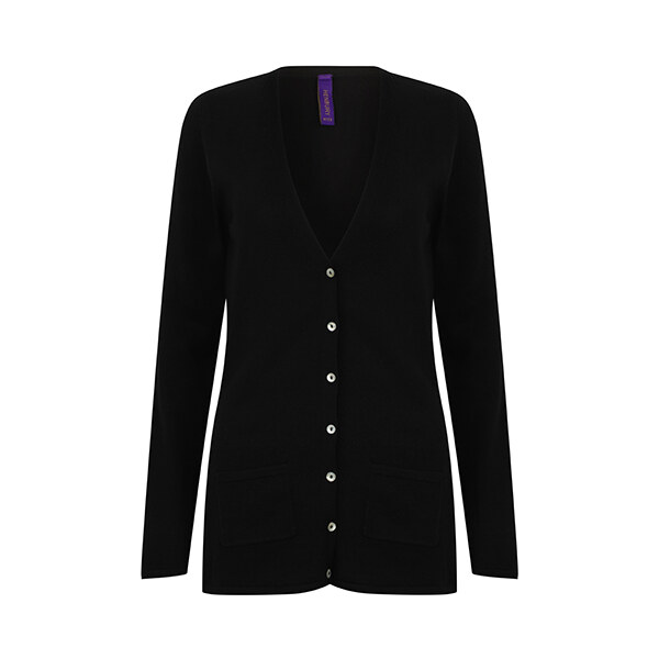 Dámsky Slim fit pletený cardigan do V Henbury 22007642