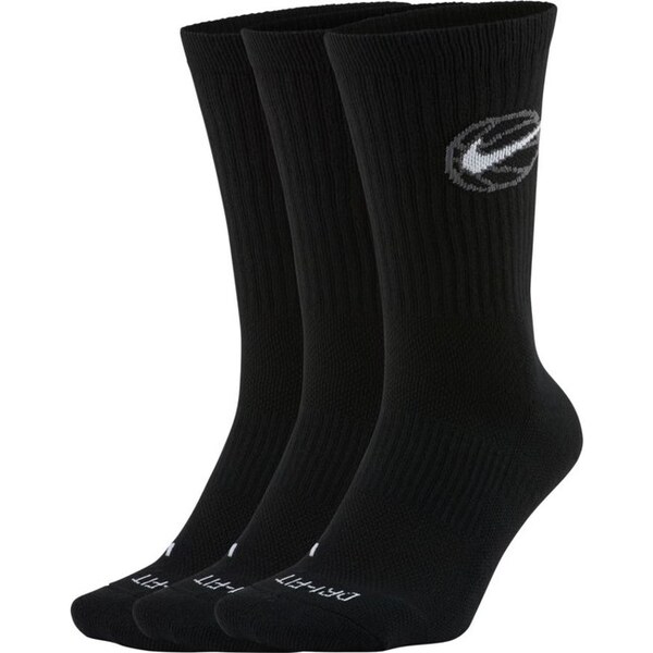 Nike Everyday Crew Socks - Unisex - Ponožky Nike - Čierne - DA2123-010 66355553