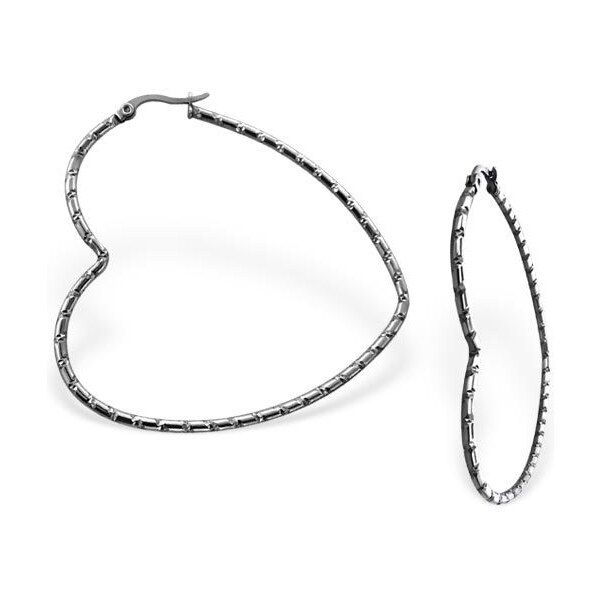 all4Silver Oceľové náušnice v tvare srdca M19623A4S 21333325