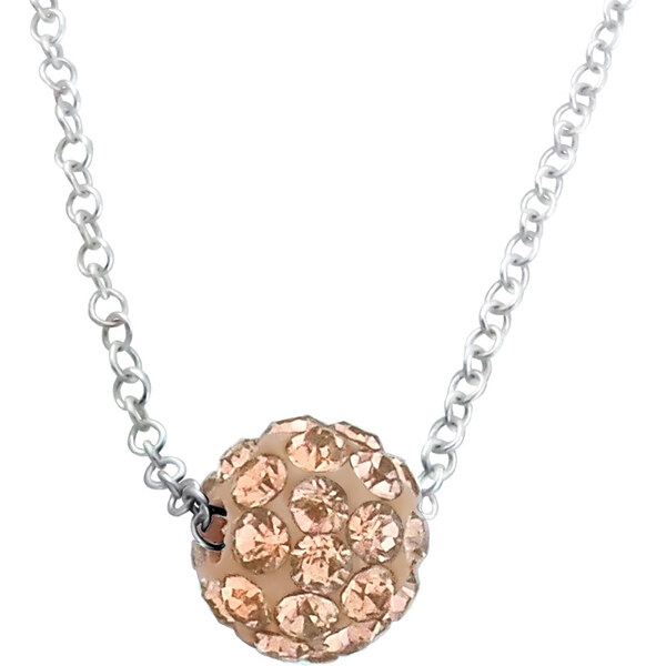 all4Silver Strieborný náhrdelník Guľa M23581A4S 45 cm 21333338